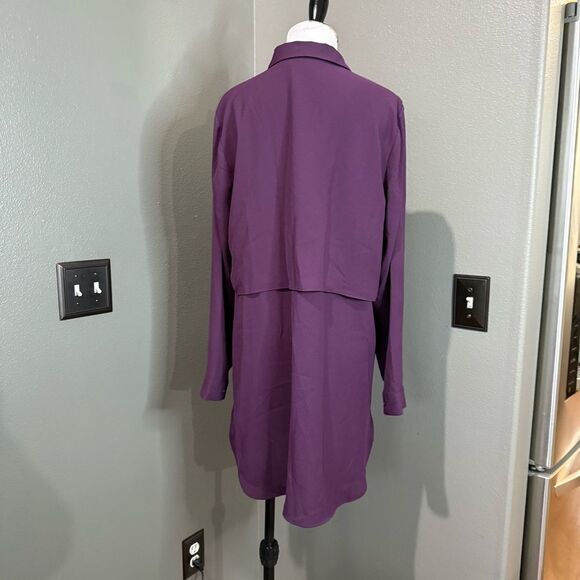 J. Jill Purple Button Down Shirt - Picture 7 of 11